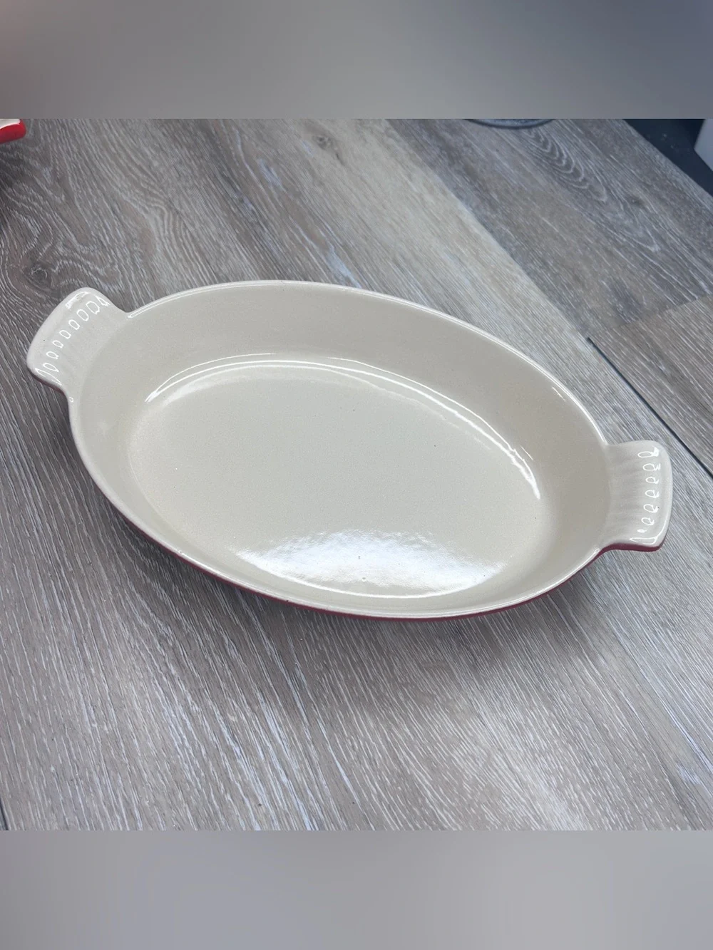 Le Creuset Red Stoneware Baking Set Oval Square Rectangular Premium Bakeware